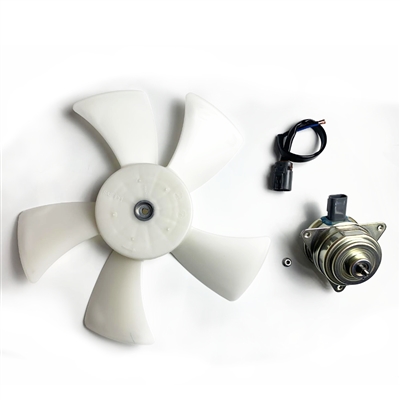 Replacement Radiator Cooling Fan Motor, Blade, and Replacement